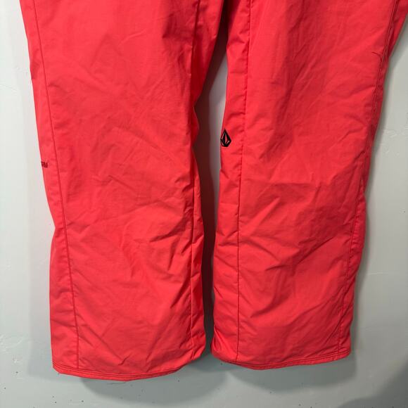 Volcom Women's Logic Snow Pants Bright Coral Large - Picture 7 of 11